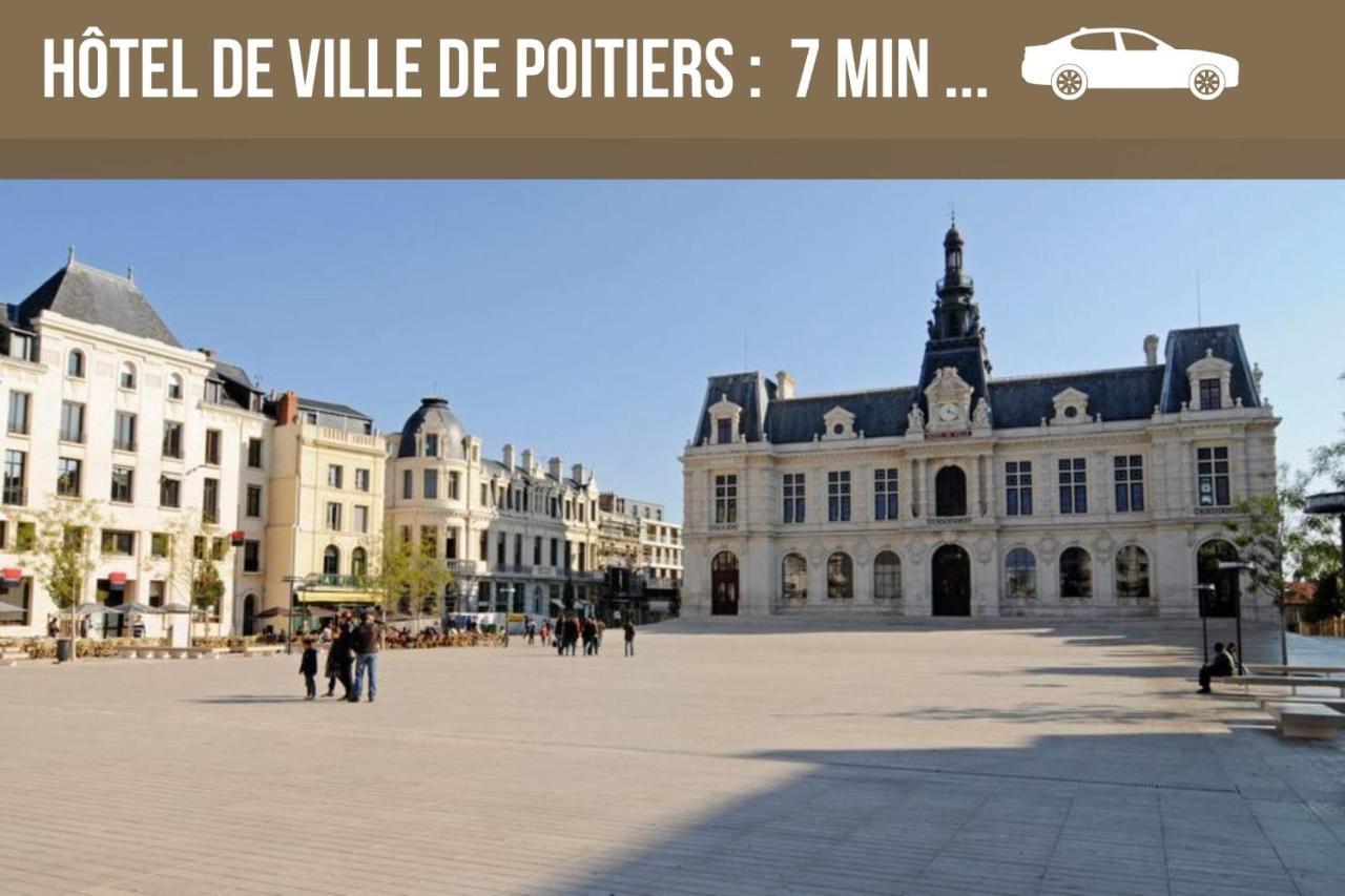 Bellejoie - Appartement T3- Poitiers Sud - Direct Futuroscope - Parking Et Wifi Gratuit Exterior photo